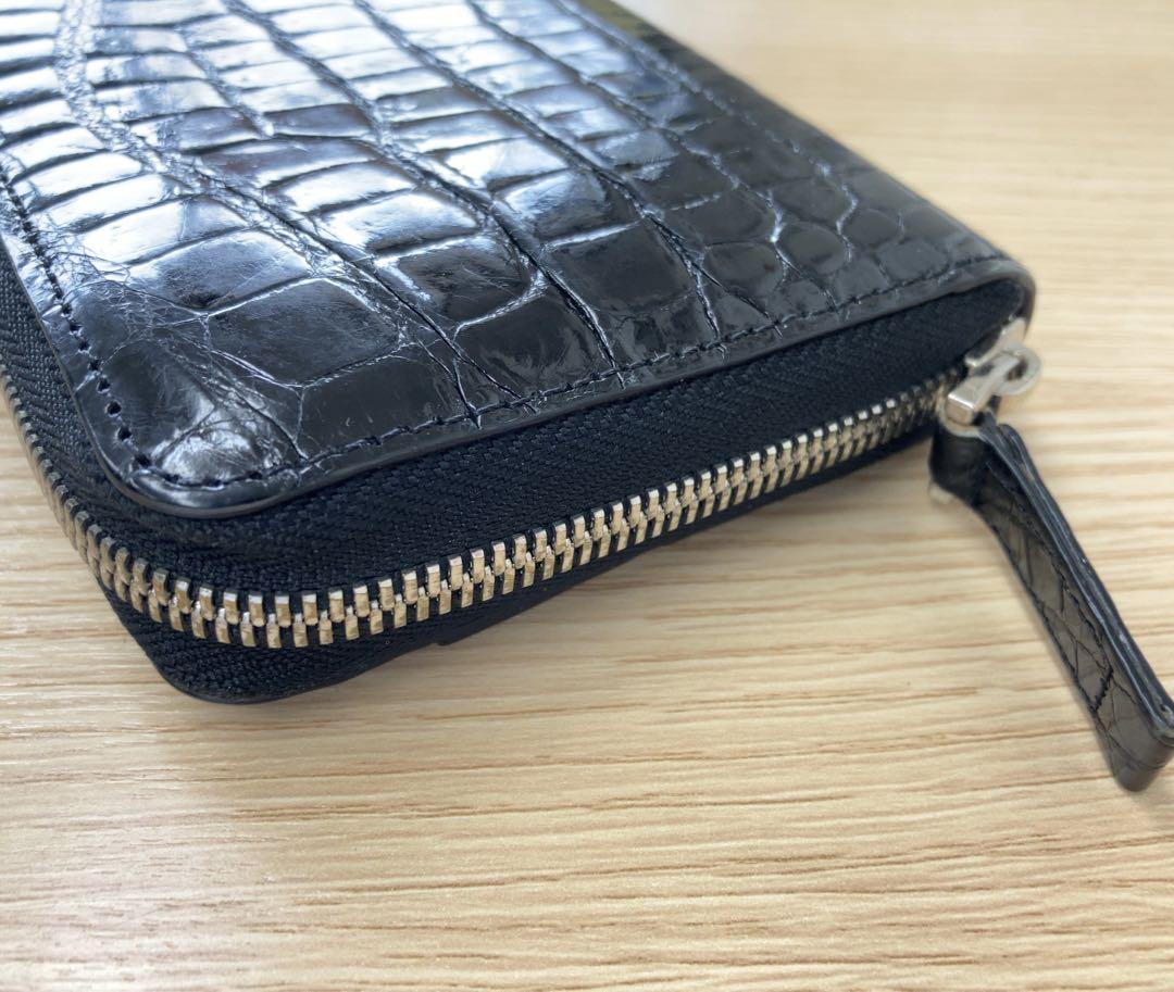 新品☆Pelley L usso ペレリールッソクロコダイル小銭入れ☆日本製