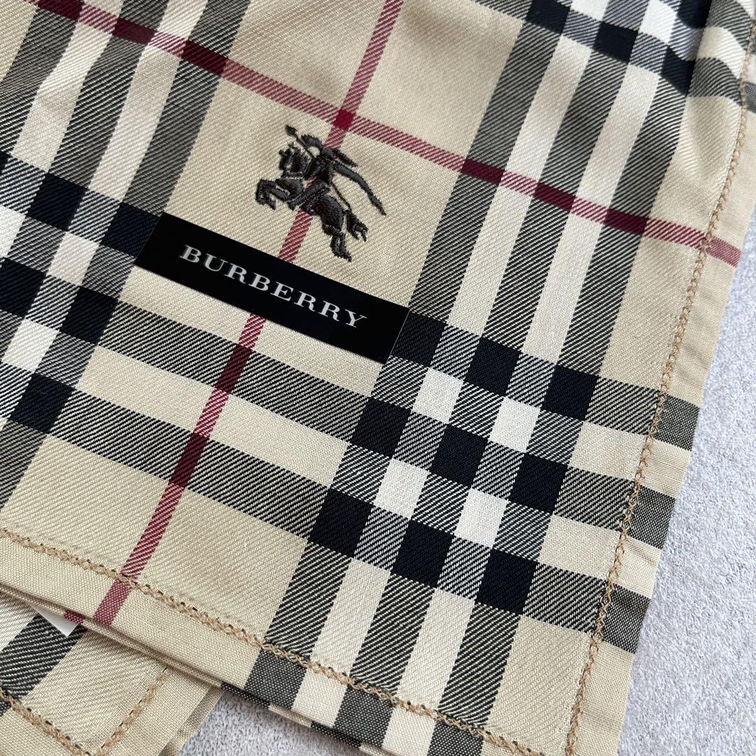 バラ売り可) BURBERRY ハンカチ  新品未使用 メンズ 最終値下げしました‼︎ バーバリー メンズ ハンカチセット ④