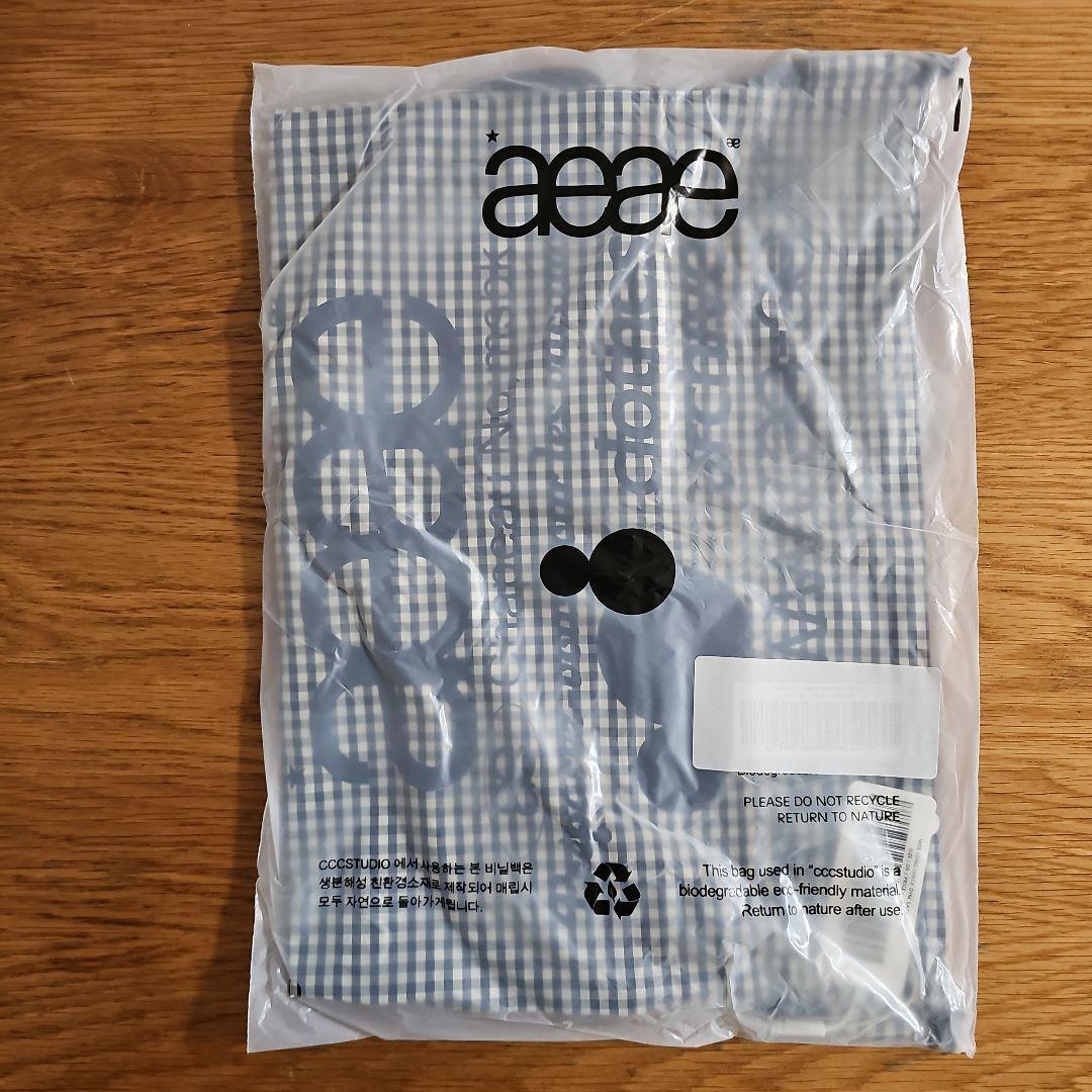 新品☆aeae ナップサック☆ギンガムチェック☆エーイーエーイー