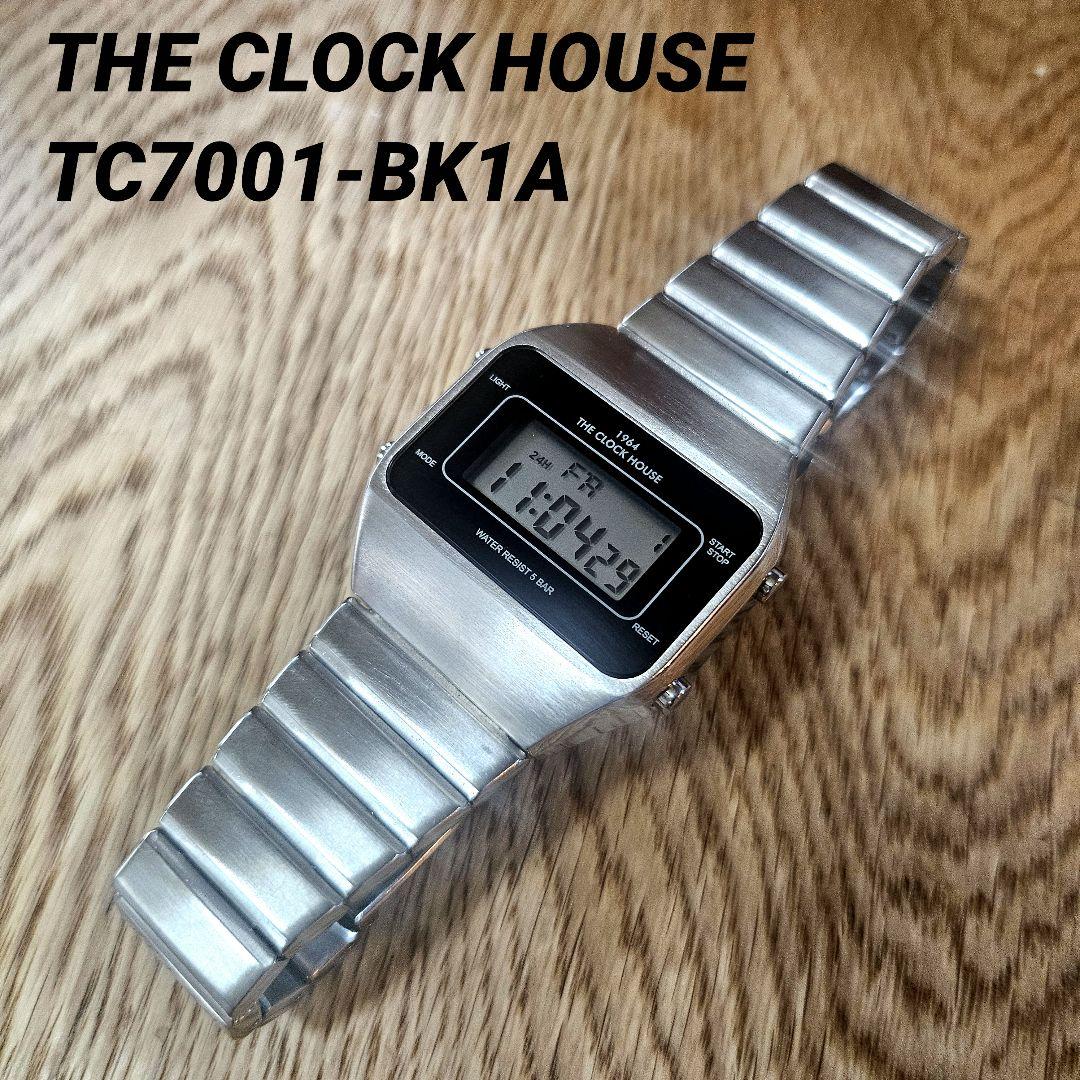 美品 THE CLOCK HOUSE タウンカジュアル TC7001-BK1A
