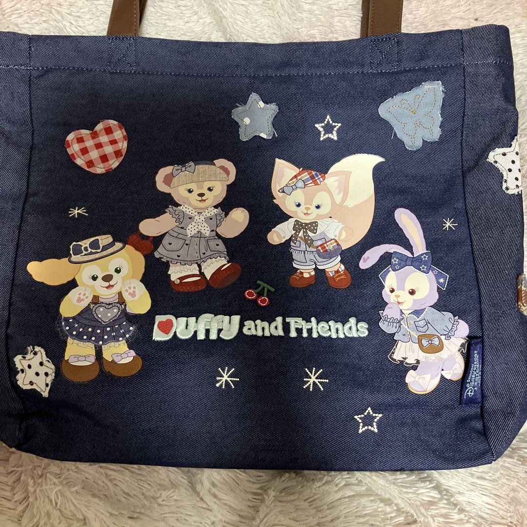 ダッフィー&フレンズデニムトートバック