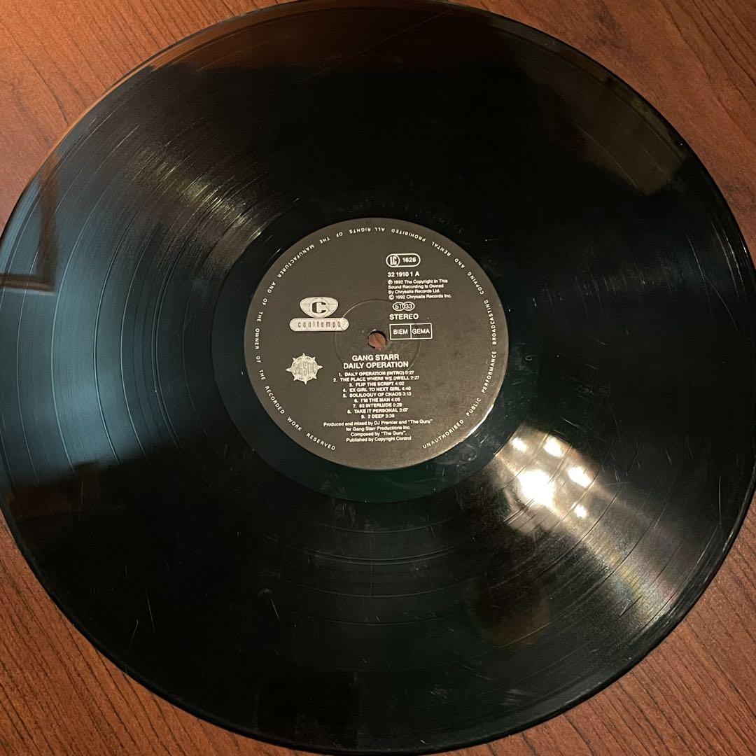 GANG STARR DAILY OPERATION レコード