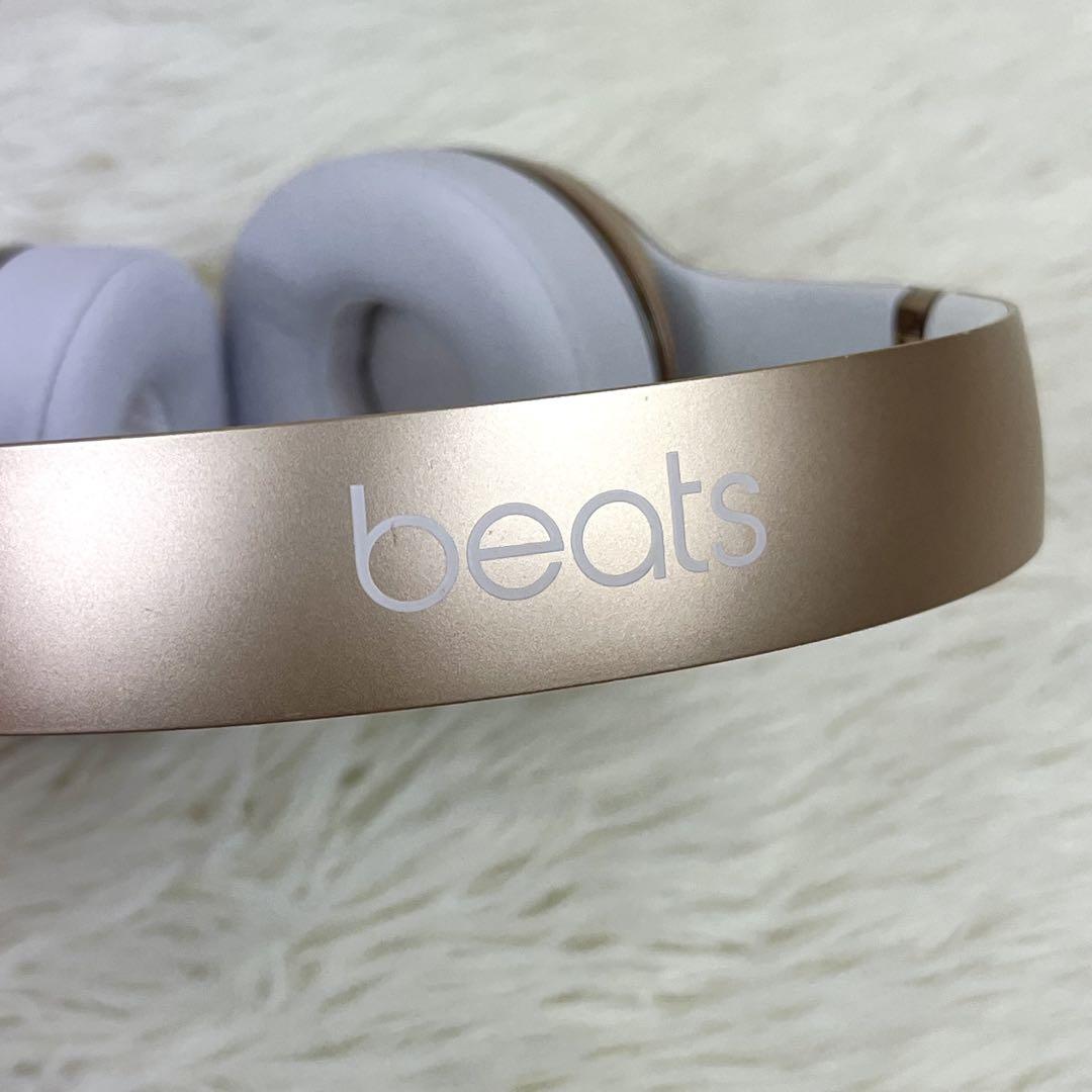 【美品】Beats Solo3 Wireless ヘッドフォン 金 ゴールド