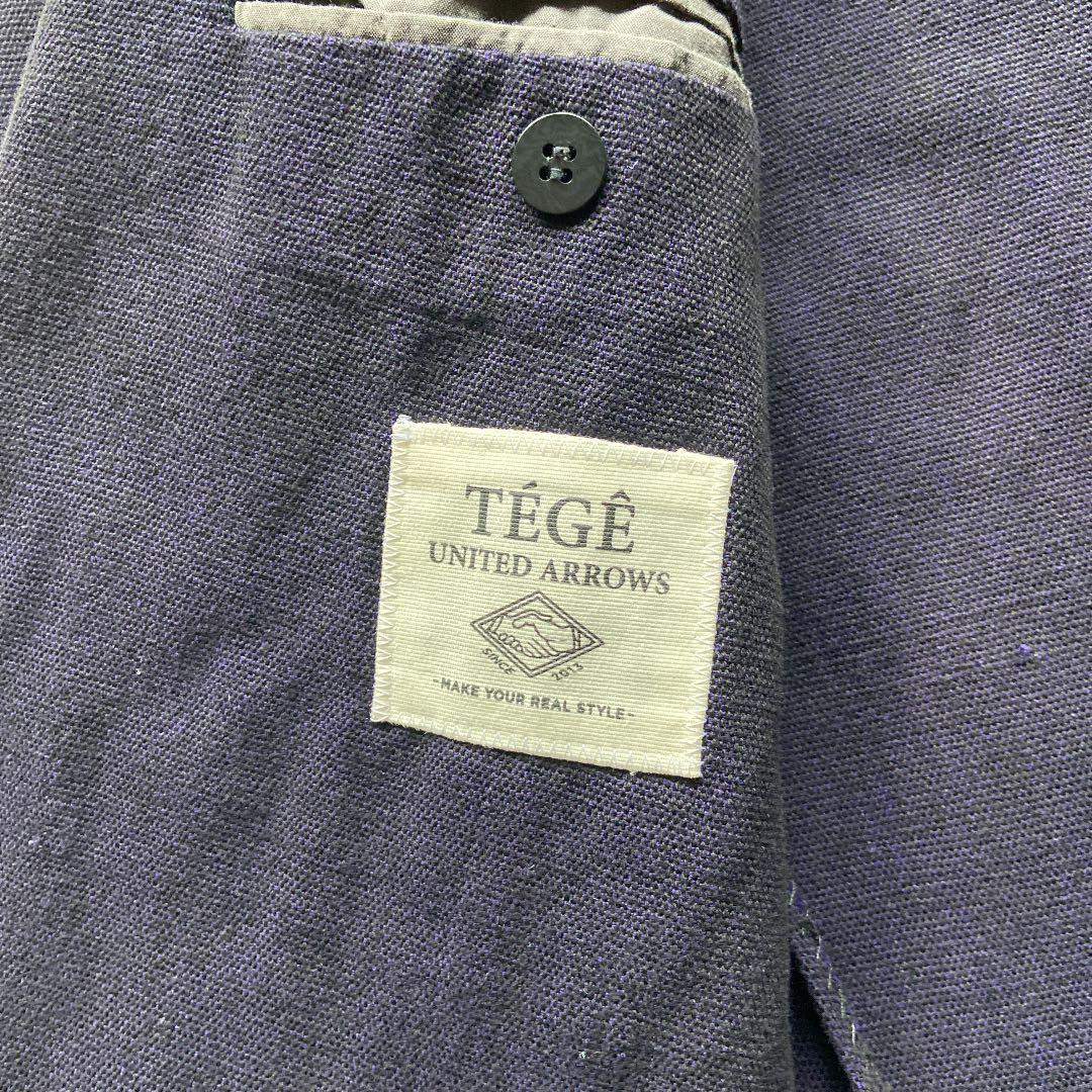 TEGE 紫 古着 菅田将暉 EL615-m63249491348 UNITED ARROWS テーラードジャケット 超特価国産
