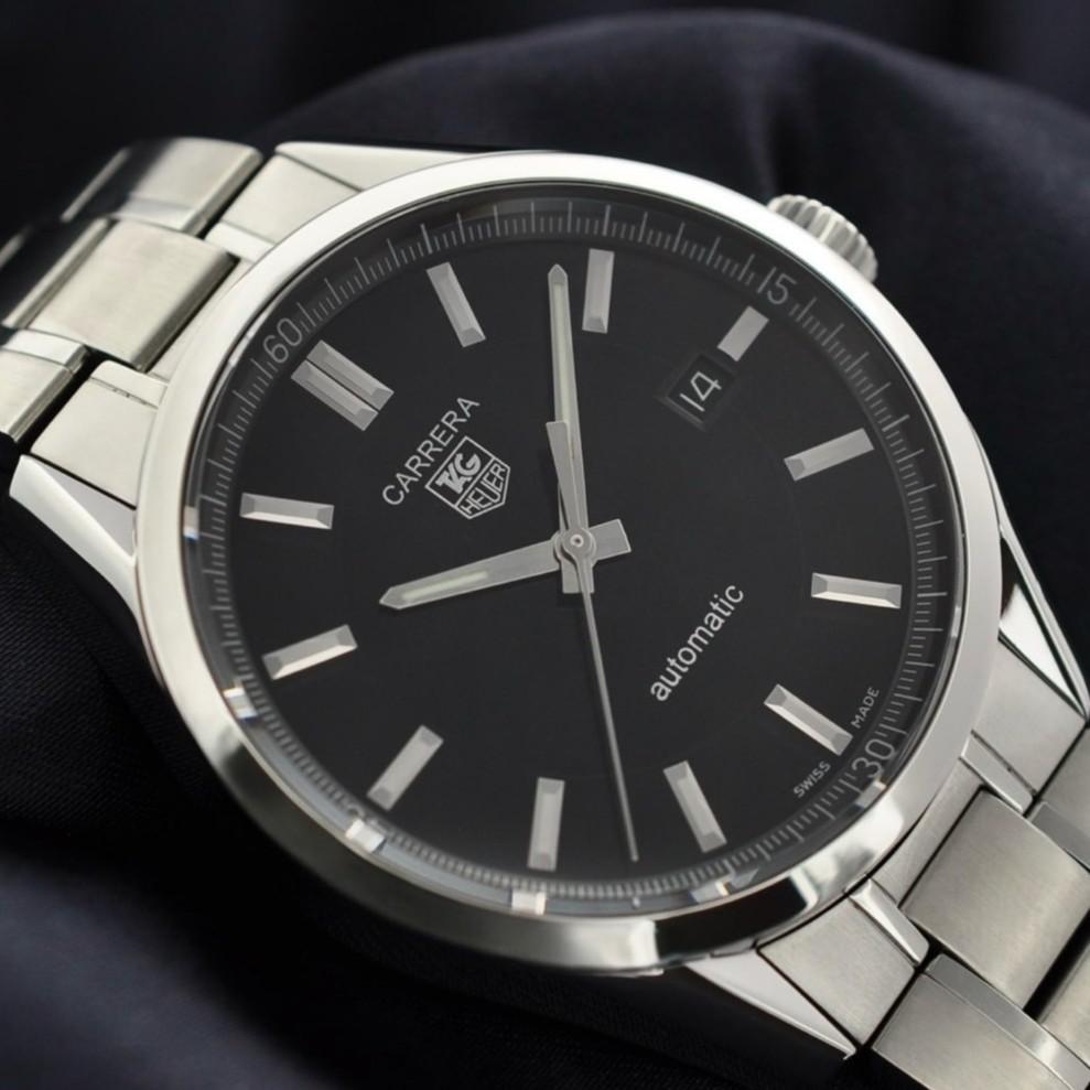 TAG HEUER 磨き済 カレラ キャリバー 5 自動巻き メンズ