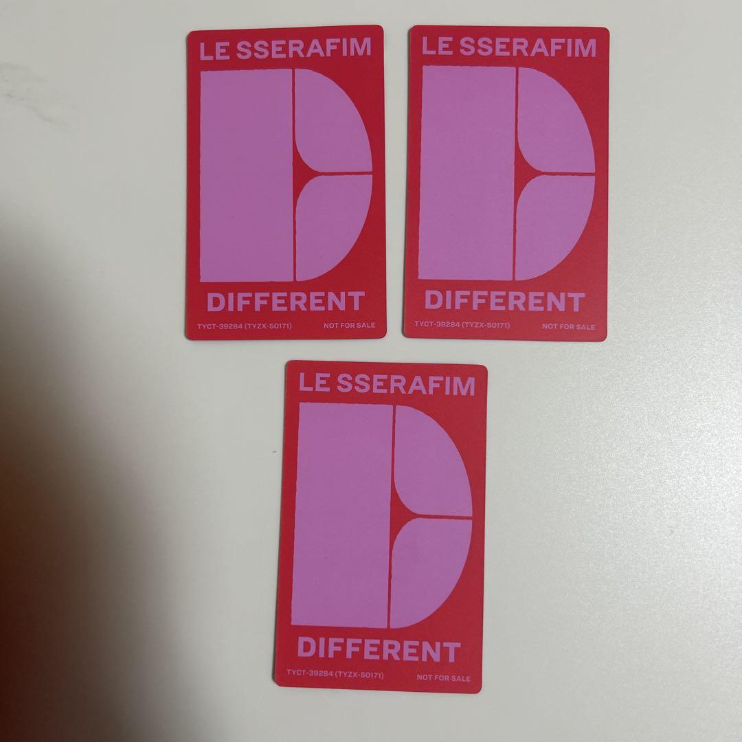 LESSERAFIM チェウォン トレカ DIFFERENT LE SSERAFIM DIFFERENT チェウォン トレカ - メルカリ