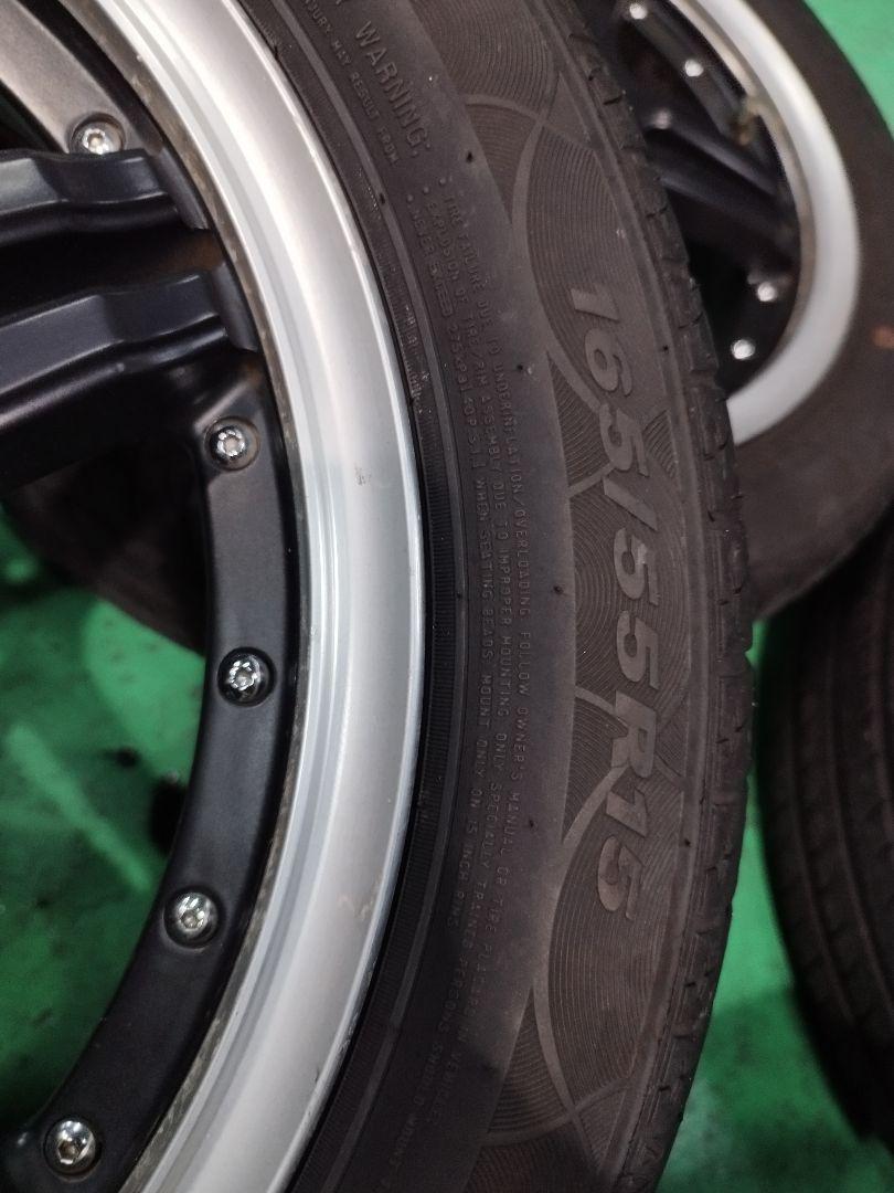 PIAA 4穴100 15インチ ホイールセット