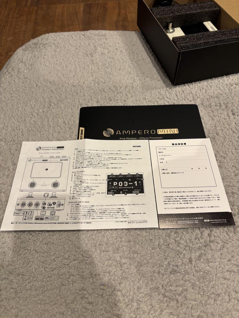 Hotone Ampero Mini ギターエフェクター