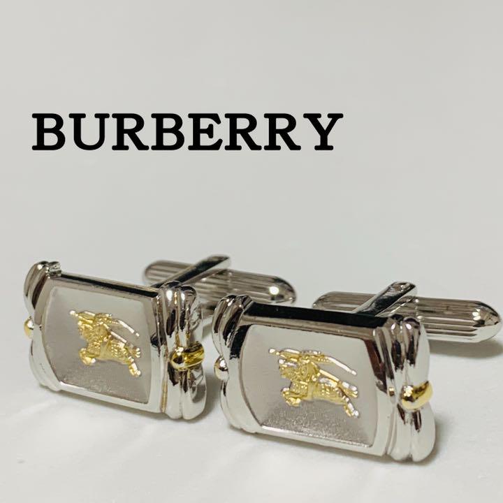 BURBERRY バーバリー ハイブランド カフリンクス 騎士ロゴ