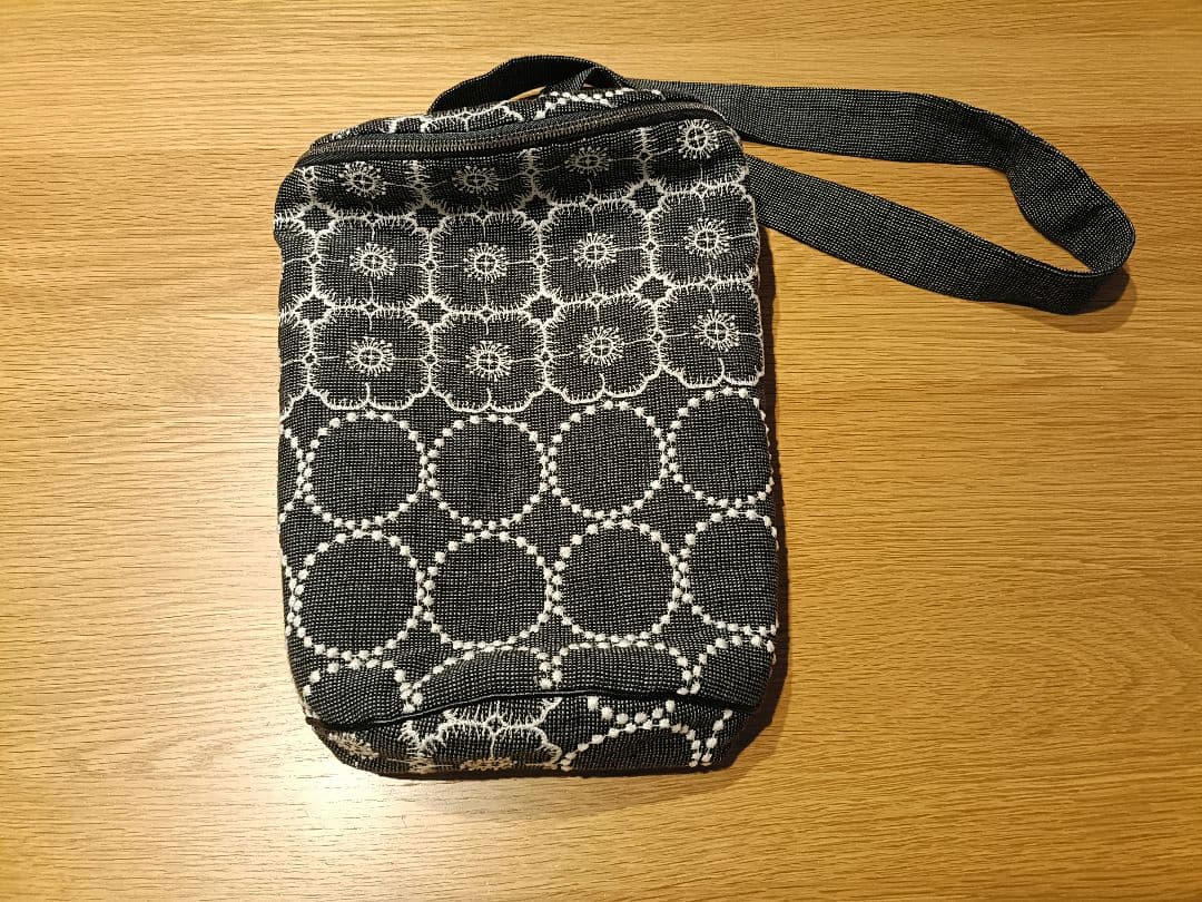 美品　ミナペルホネン ovalbag anemone×tambourine