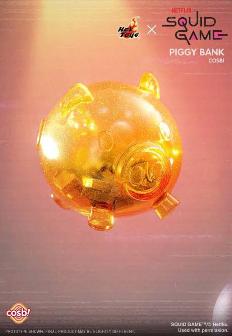 2個セット、豚の貯金箱、イカゲーム、フィギュア、piggybank、ピッグバンク