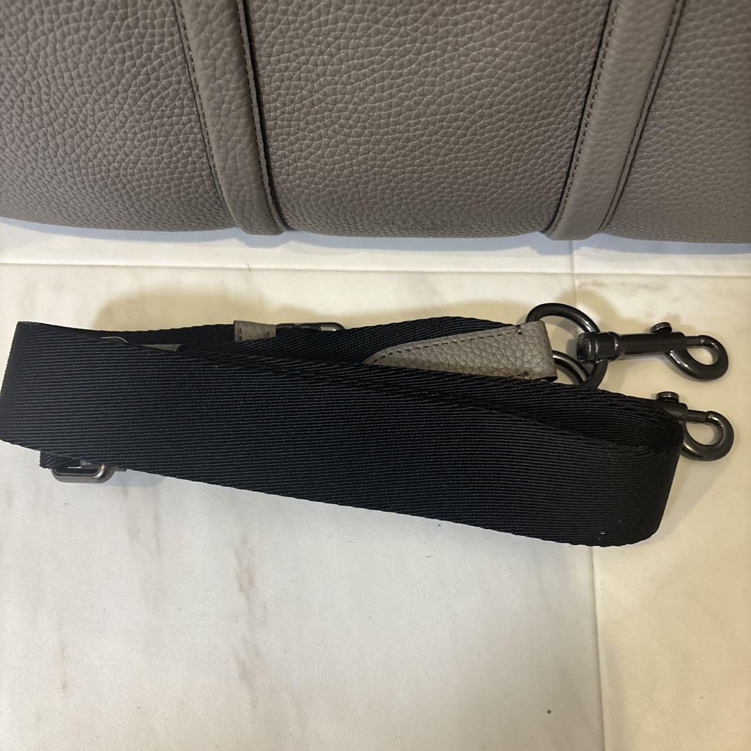 コーチ　COACH グレー レザー ビジネスバッグ