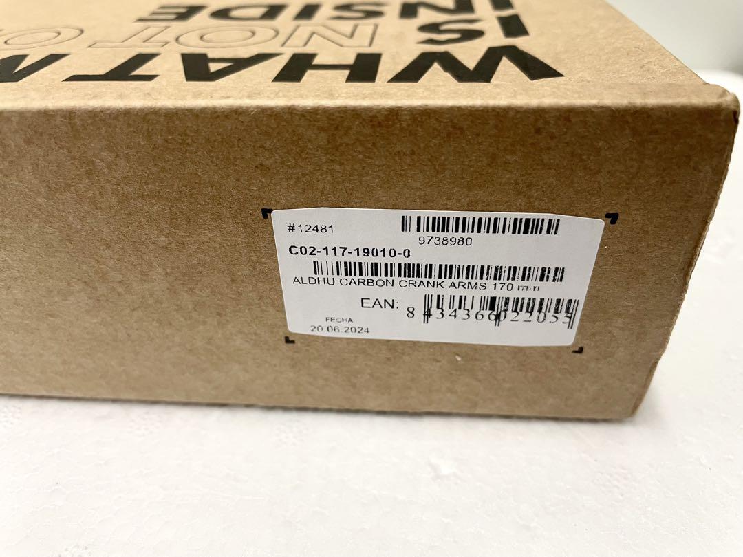 再掲載(新品未使用)ROTOR ALDHU CARBON 170mm クランク