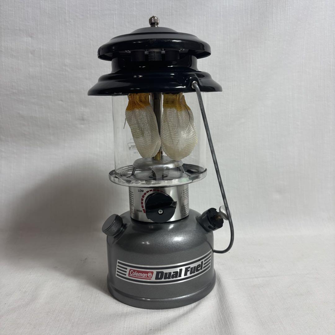 デッドストック Coleman Dual Fuel ランタン シルバー 1994