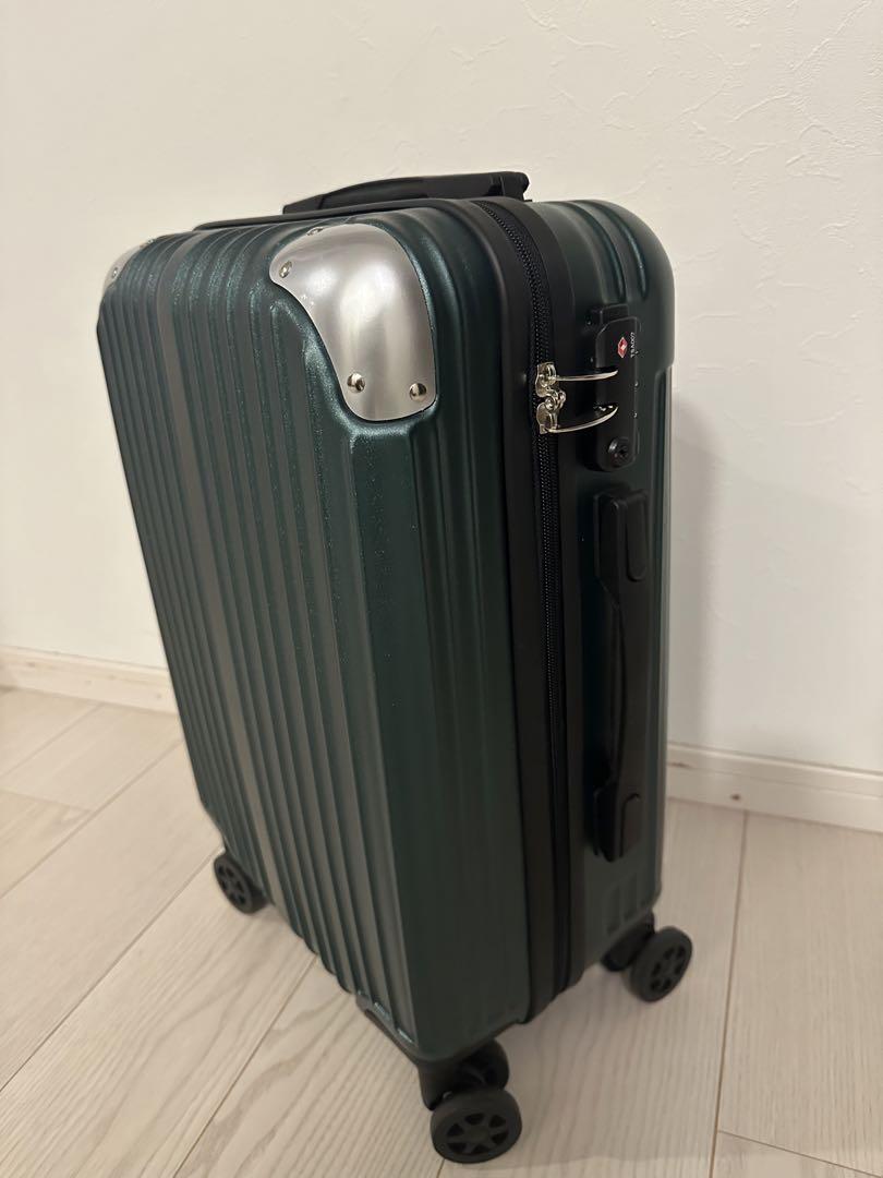 【新着未使用】キャリーケース TSAロック搭載 機内持ち込み可 グリーンSサイズ 在庫 処分 セール 通販ファッション - 【新着未使用】キャリー