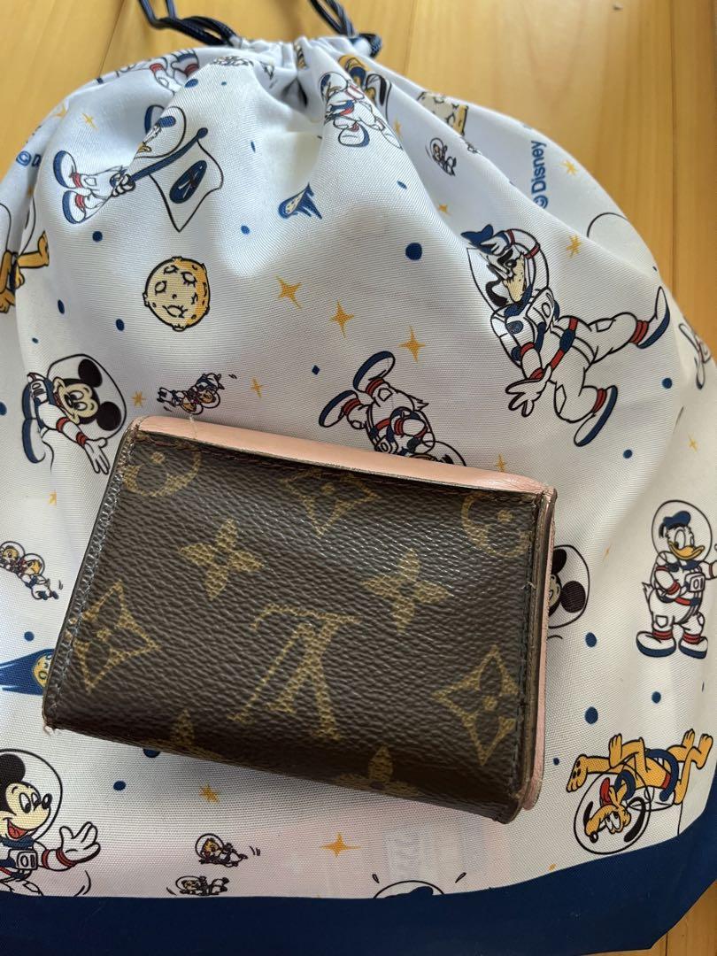 ルイ・ヴィトン 三つ折り財布 ポルトフォイユゾエ ローズバレリーヌ　ピンク
