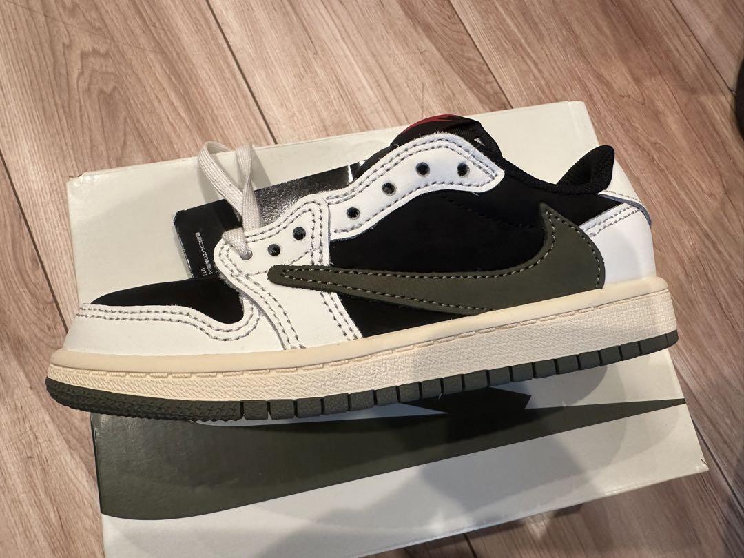 スニーカー 18cm NIKE JORDAN 1 LOW OG TRAVIS SCOTT