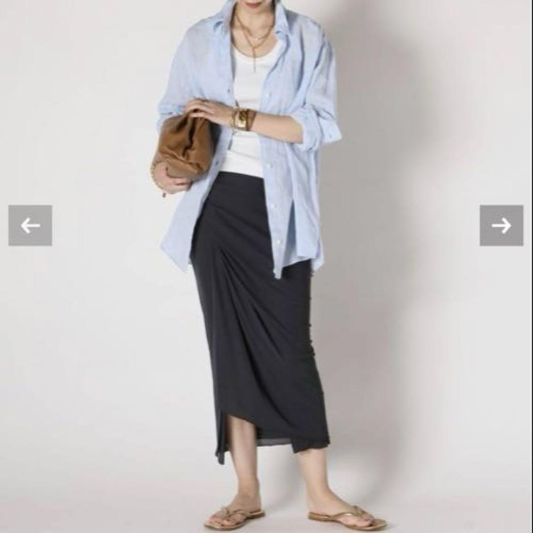 MUSE de Deuxieme Classe LINEN WASH シャツ