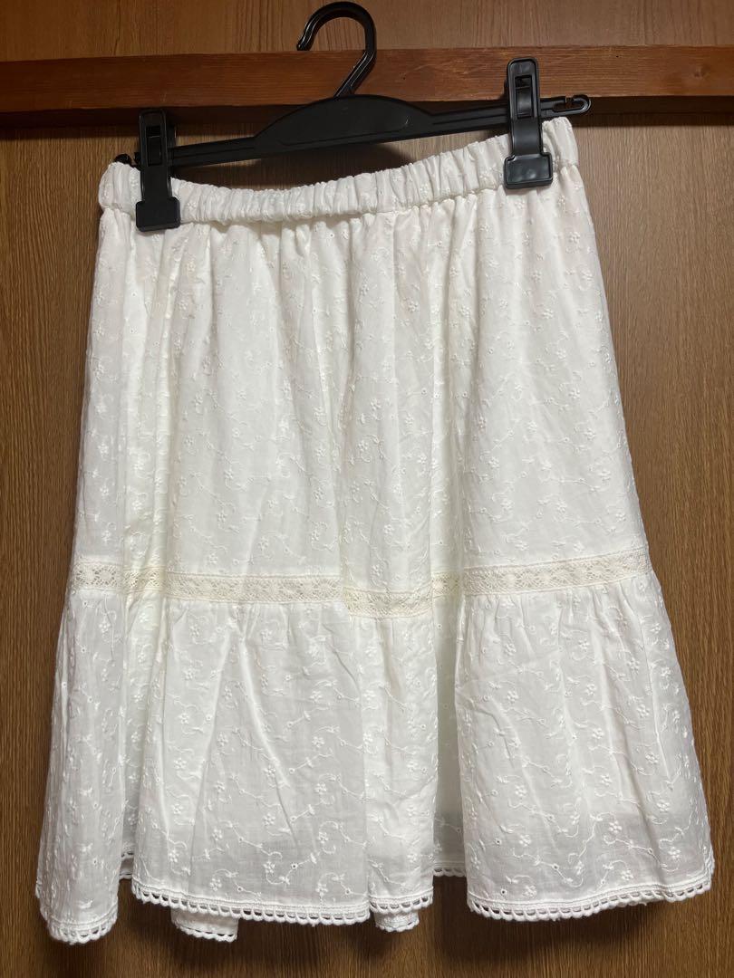 giunon flower lace skirt / フラワーレーススカート