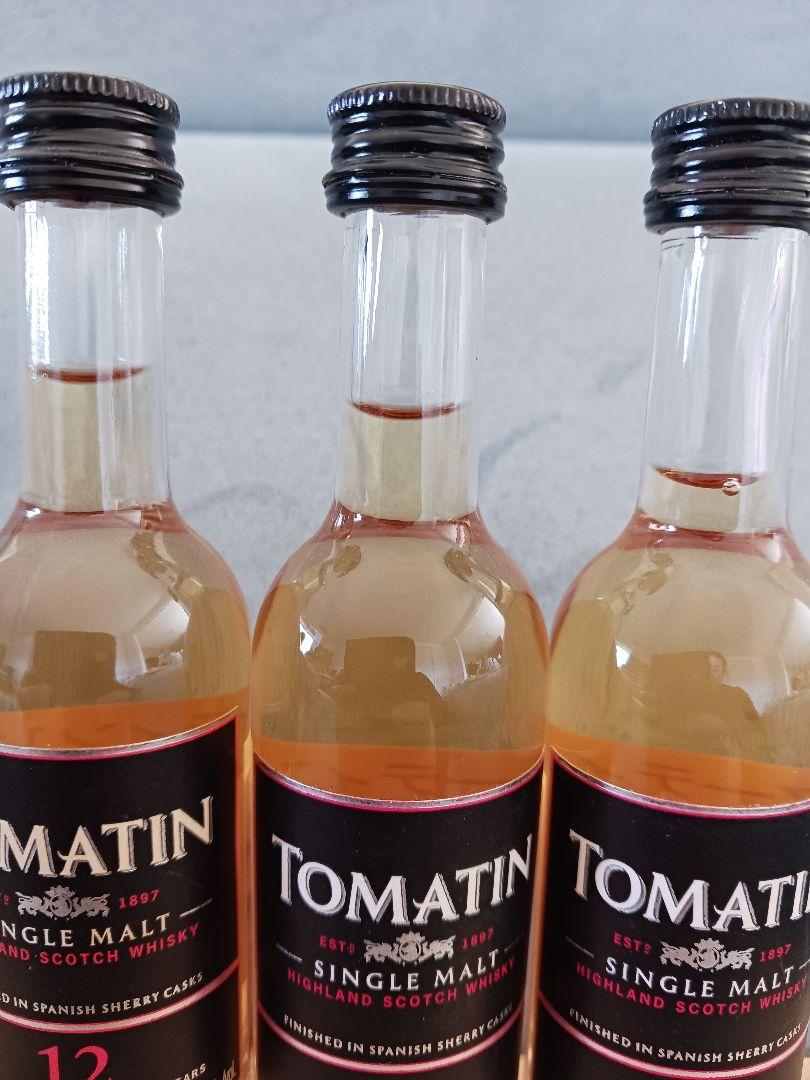 【未開封】トマーティン12年 ウイスキー 50ml 　ミニボトル　3本セット