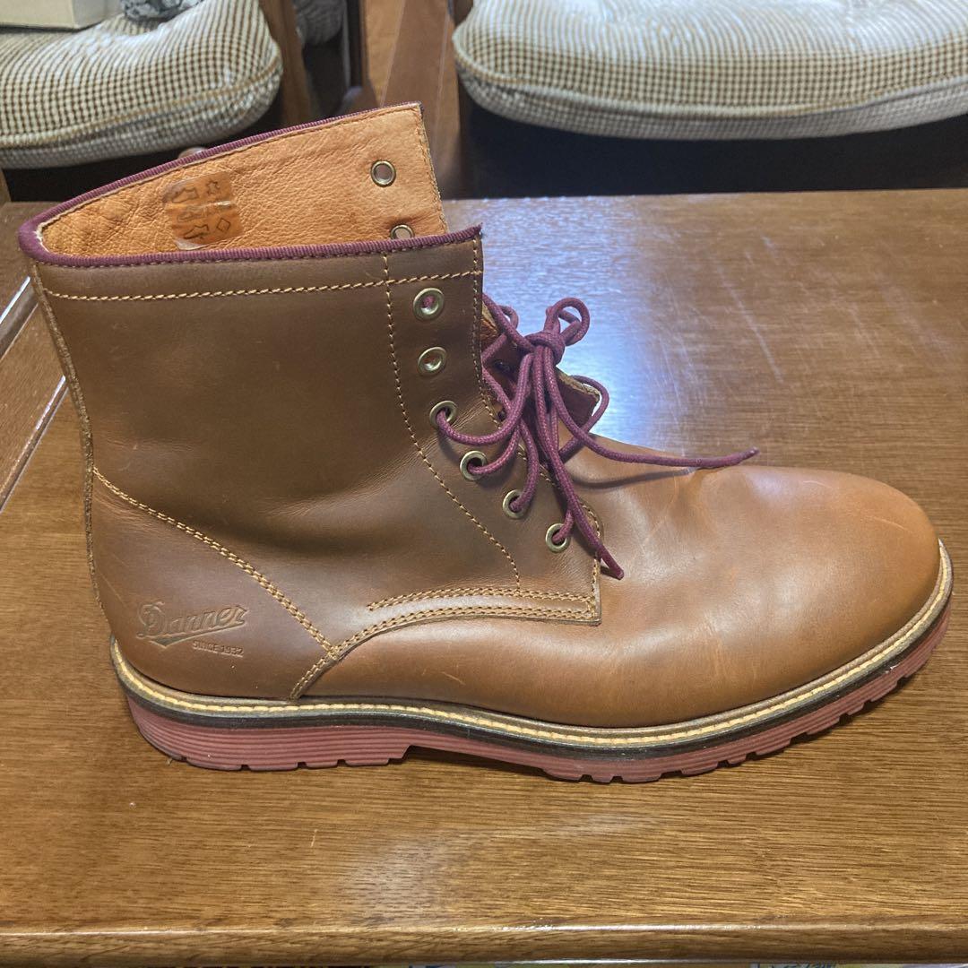 Danner ブラウンレザー ワークブーツ