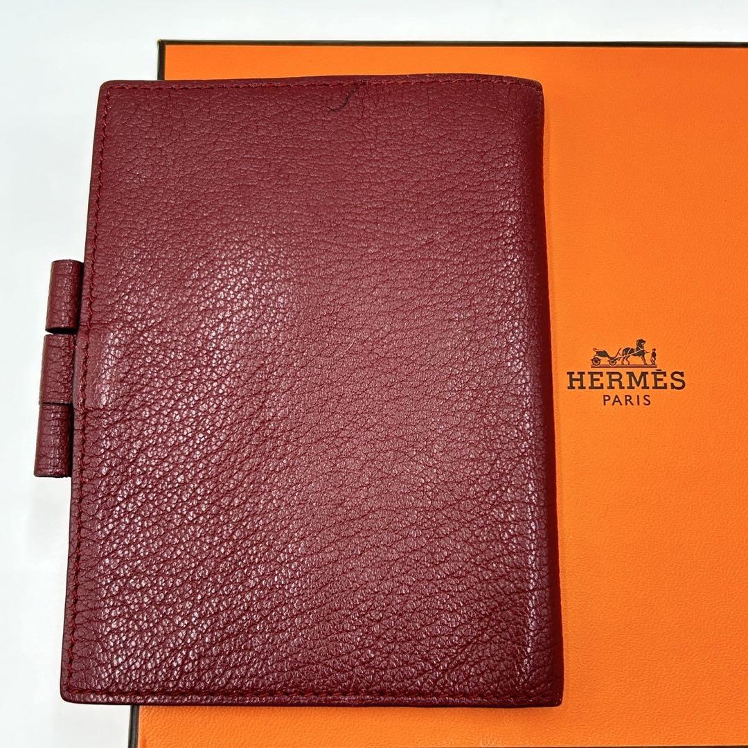 ♡エルメス♡アジェンダPM.手帳カバー【美品】ボルドー