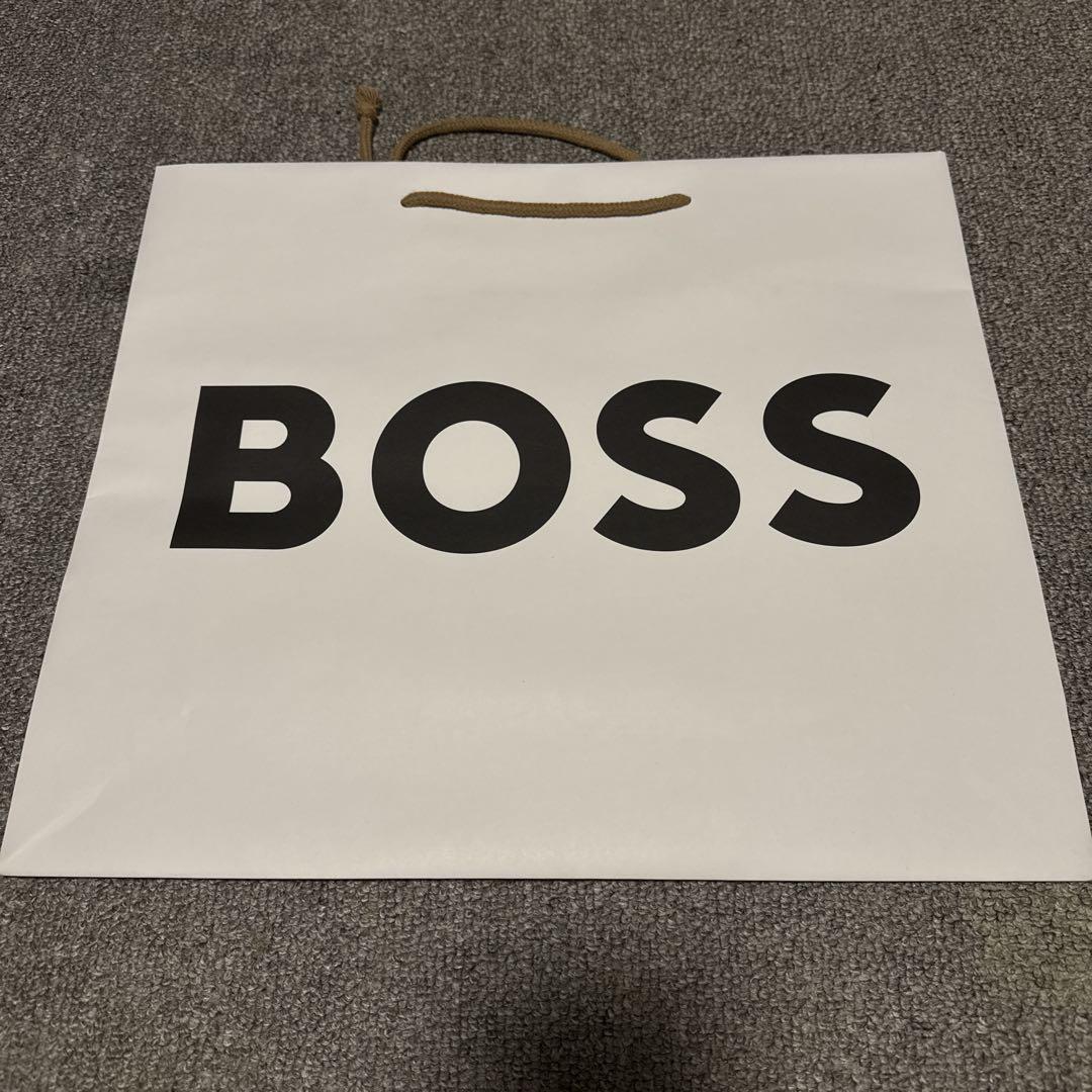BOSS ショッパー 大きめ 白