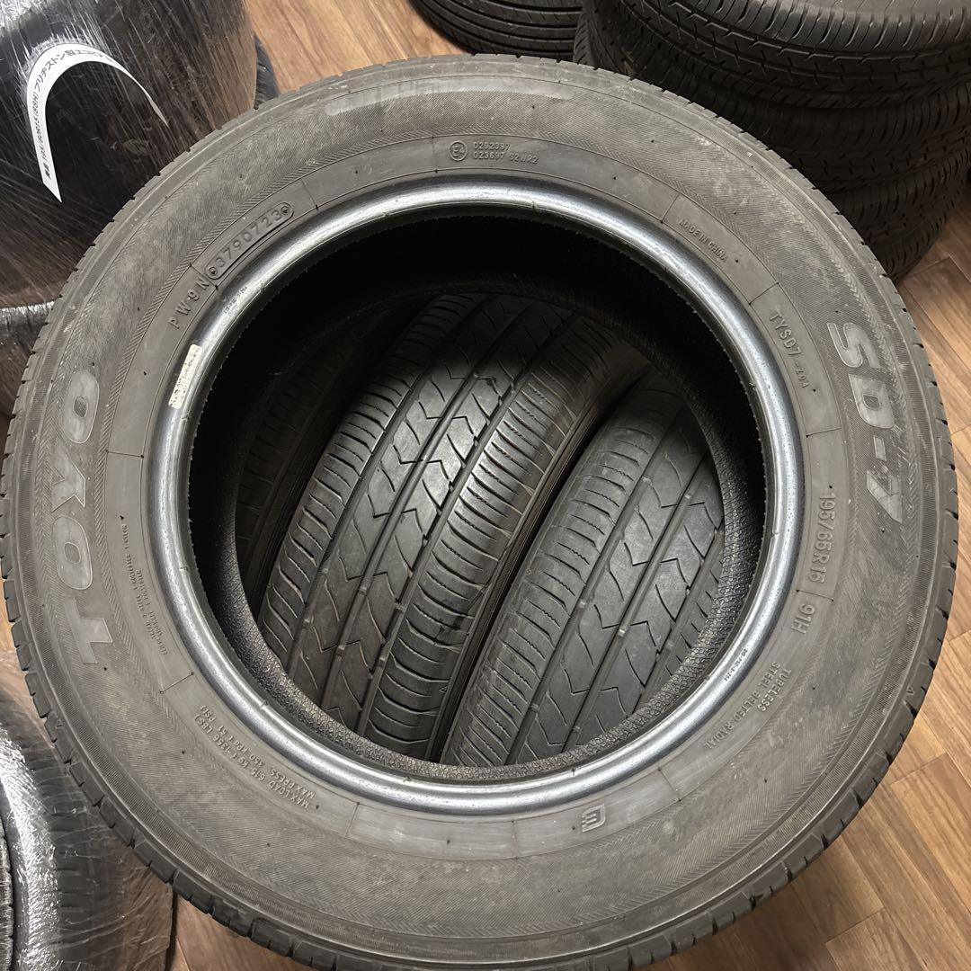 195/65R15(91H)トーヨー製SD-7 本州送料無料