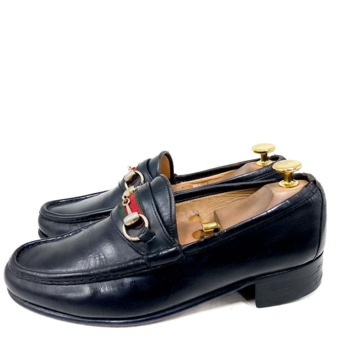 【オールドグッチ】GUCCI グッチ シェリーライン ホースビットローファー オールドグッチ】GUCCI グッチ シェリーライン ホースビット