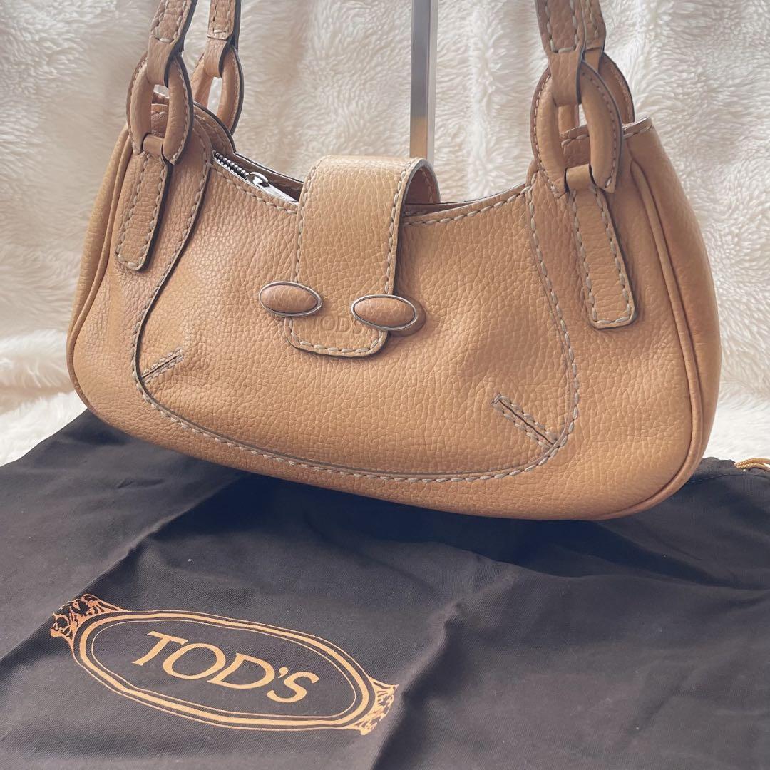 TOD'S トッズ トートバッグ ミニバッグ ショルダー キャメル