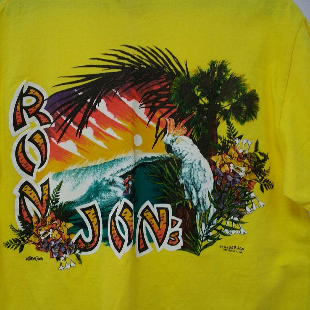 t109 RON JON サーフTシャツ メンズM イエロー