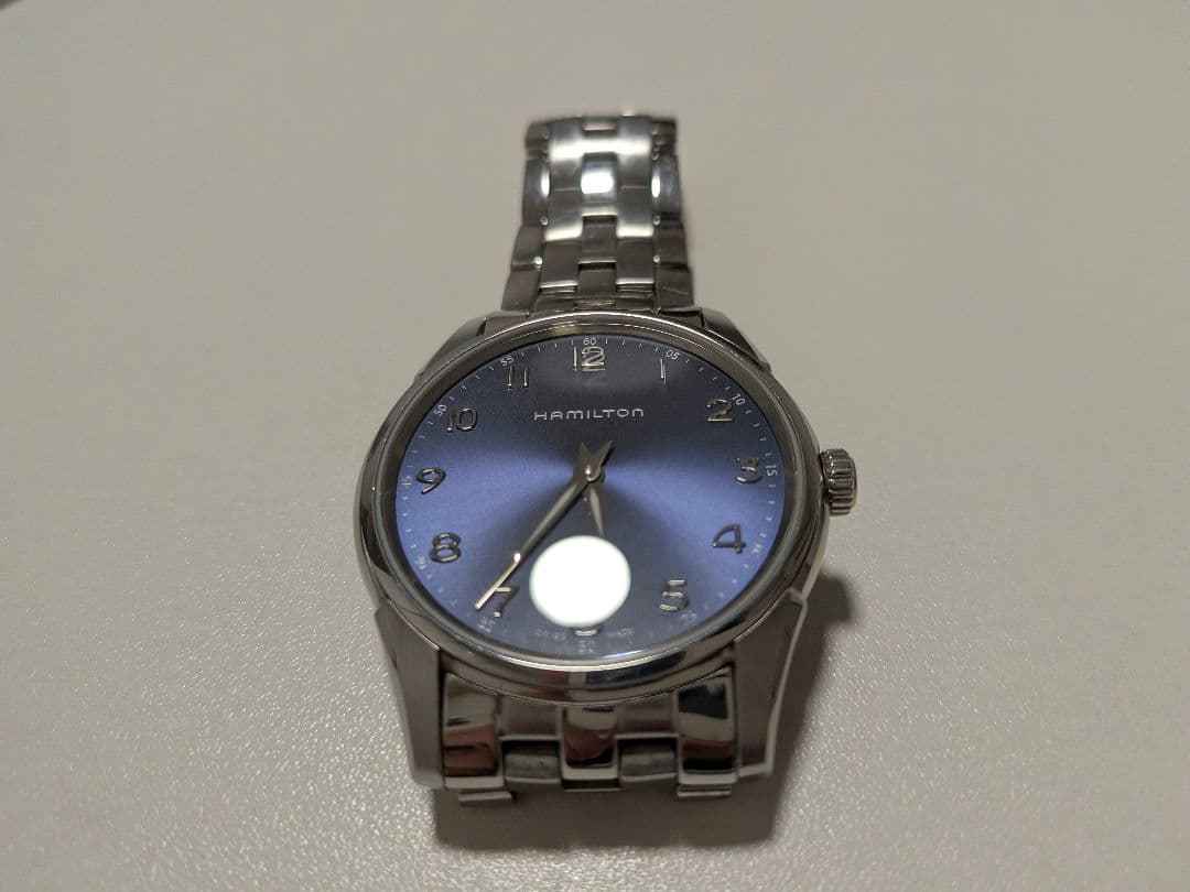 HAMILTON アナログ時計 ブルー文字盤