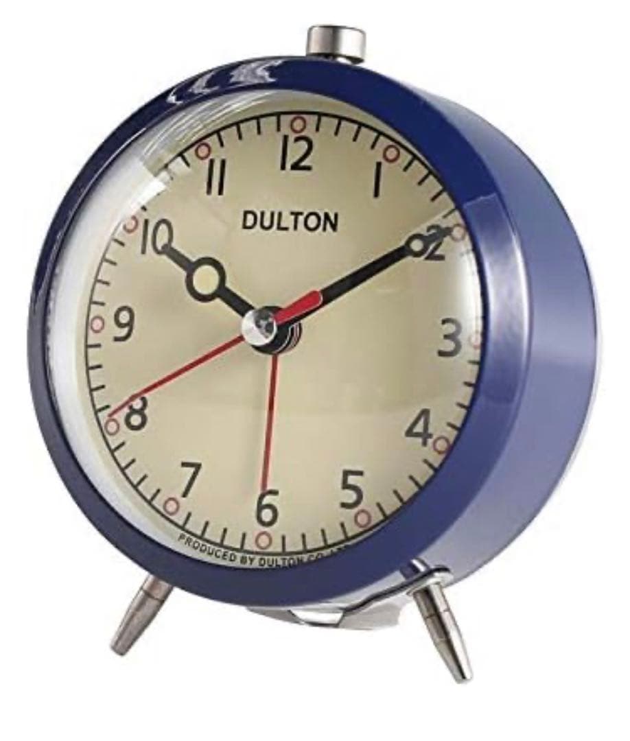 DULTON ダルトン  ロヤルブルー　レトロ　目覚まし時計