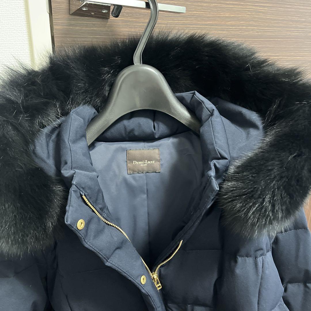 Demiluxe BEAMS ダウンジャケット サイズ40 ネイビー Demi-Luxe BEAMS（デミルクス ビームス）のダウンジャケット通販