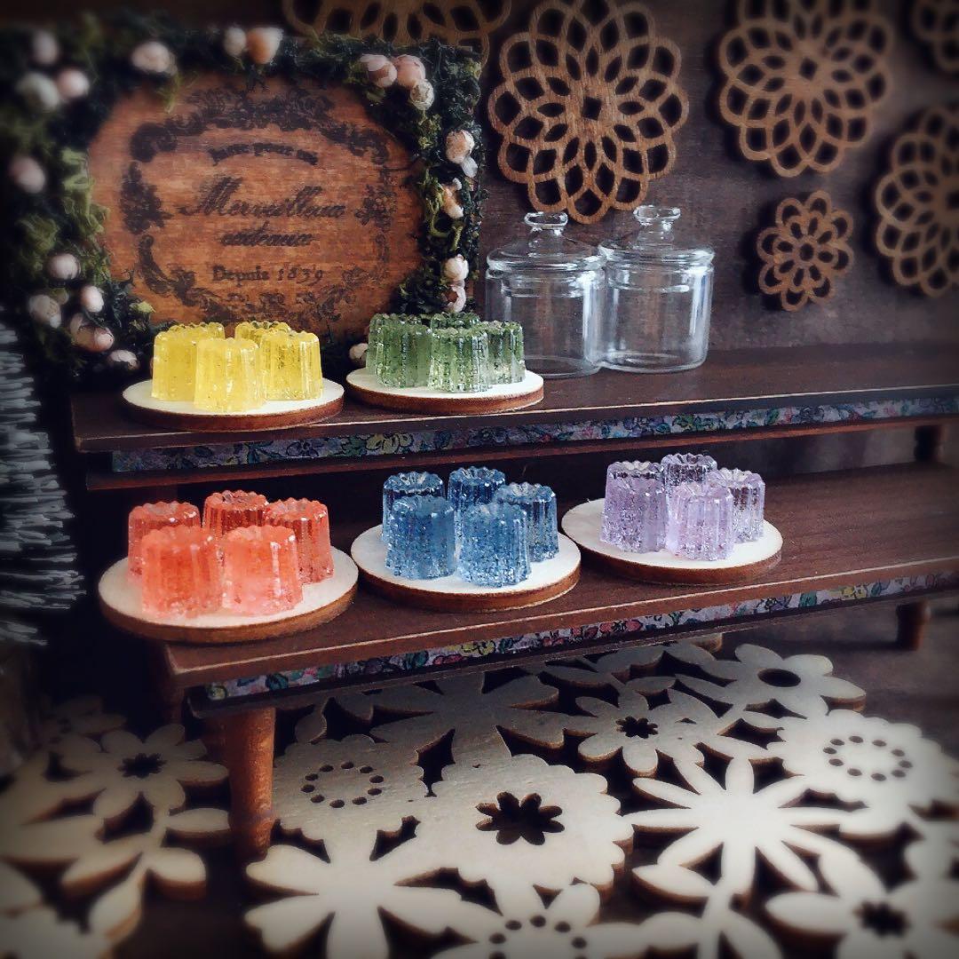 ハンドメイド　カヌレゼリーセット　ミニチュアスイーツ