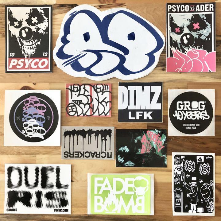 195円 【高い素材】 グラフィティー ステッカー 12枚セット ③ graffiti グラフィティ