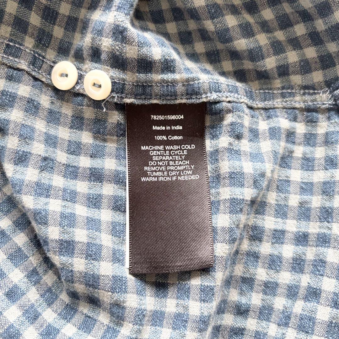 RRL インディゴチェックワークシャツ ラルフローレン シア