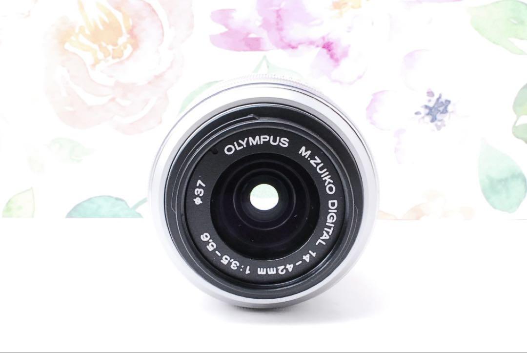 OLYMPUS E-PM1 シルバー 軽量コンパクト ミラーレス スマホ転送