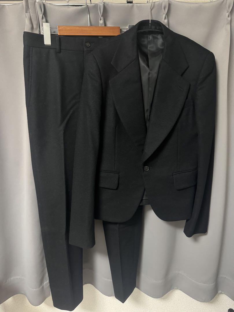 【値下げ可】14AW フラノウール ショートジャケット セットアップ