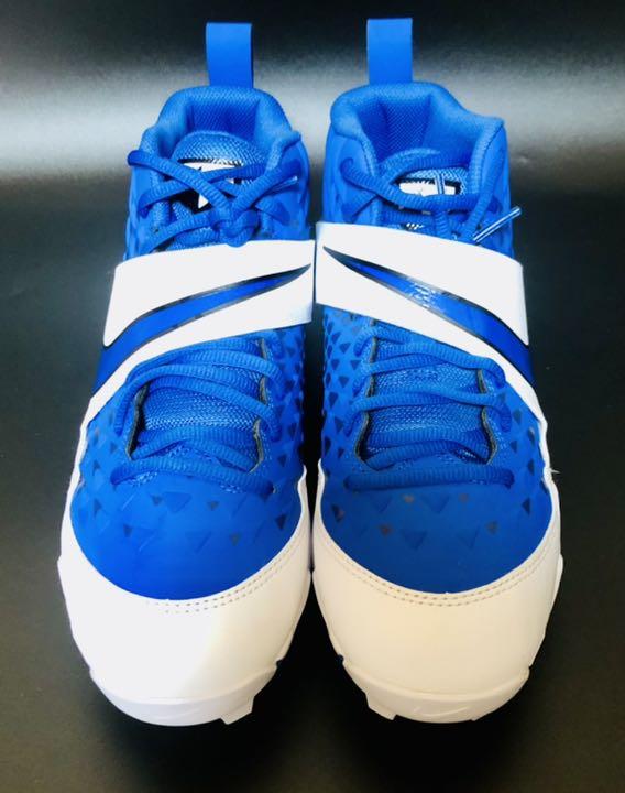 Nike スパイク29.5cm TIEMPO 4 ホワイト/ブルー 展示品】ナイキ/NIKE 野球 スパイク シューズ メンズ ブルー