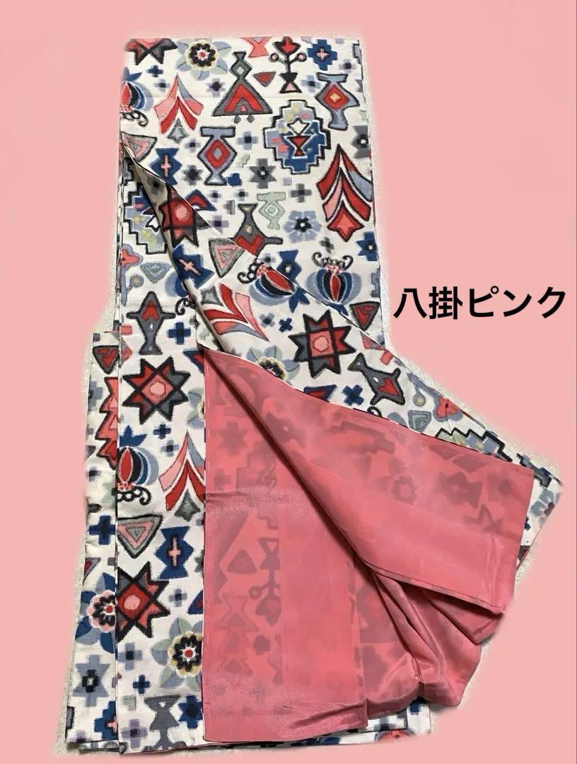 花模様 銘仙・アンティーク