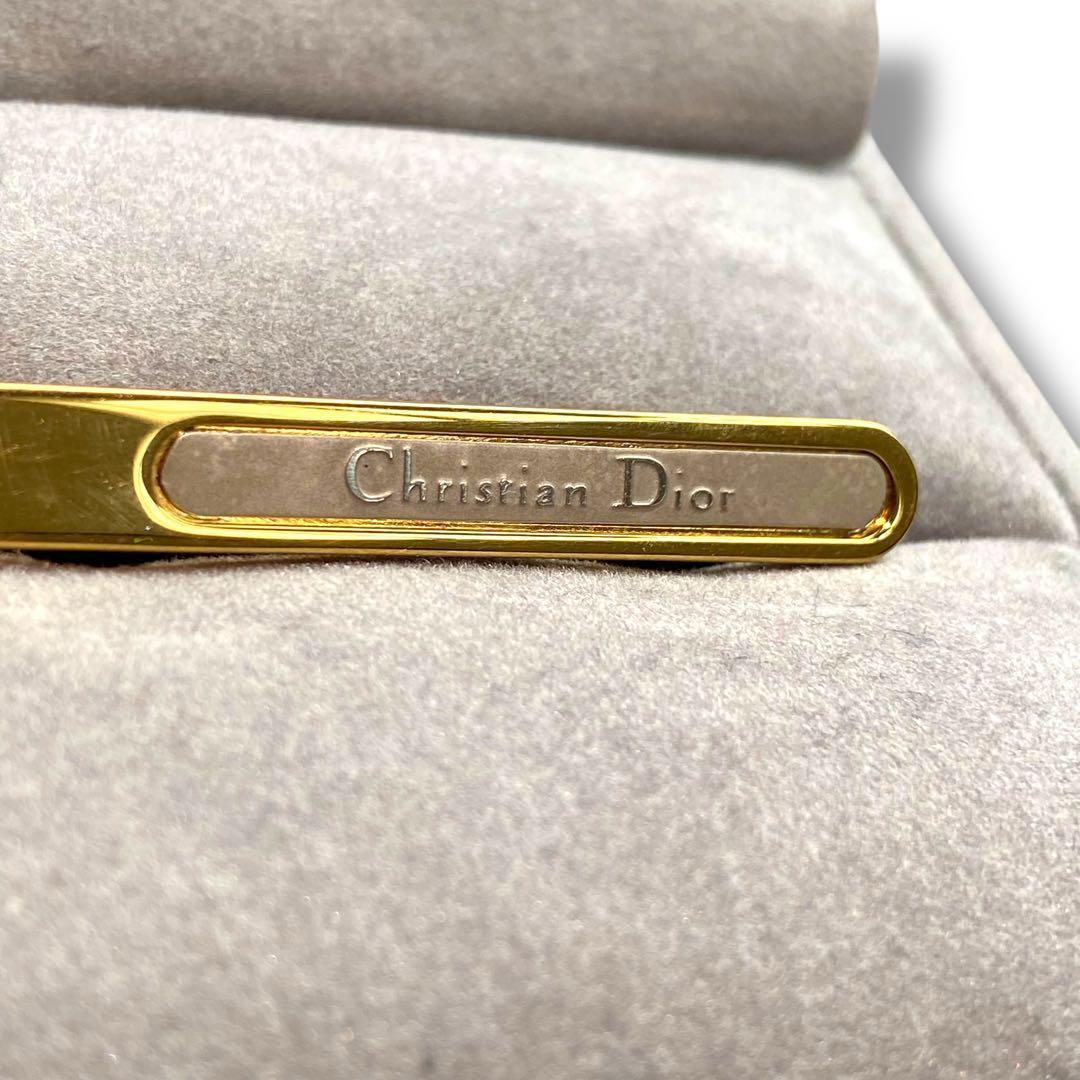 DIOR カフリンクス　ネクタイピン　２点セット　ロゴ　ゴールド　シルバー