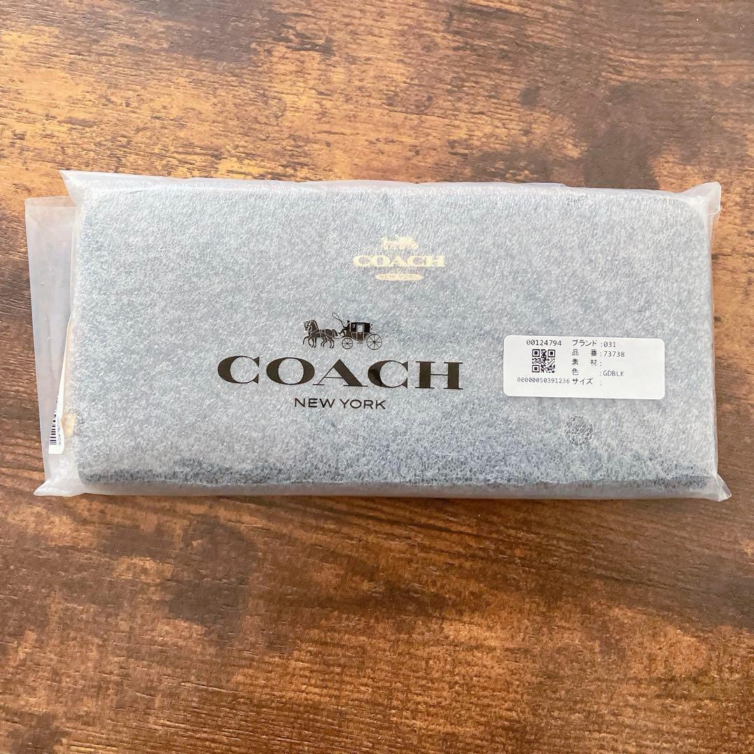コーチ　ラウンド長財布　ジッパーウォレット　新品未使用　coach