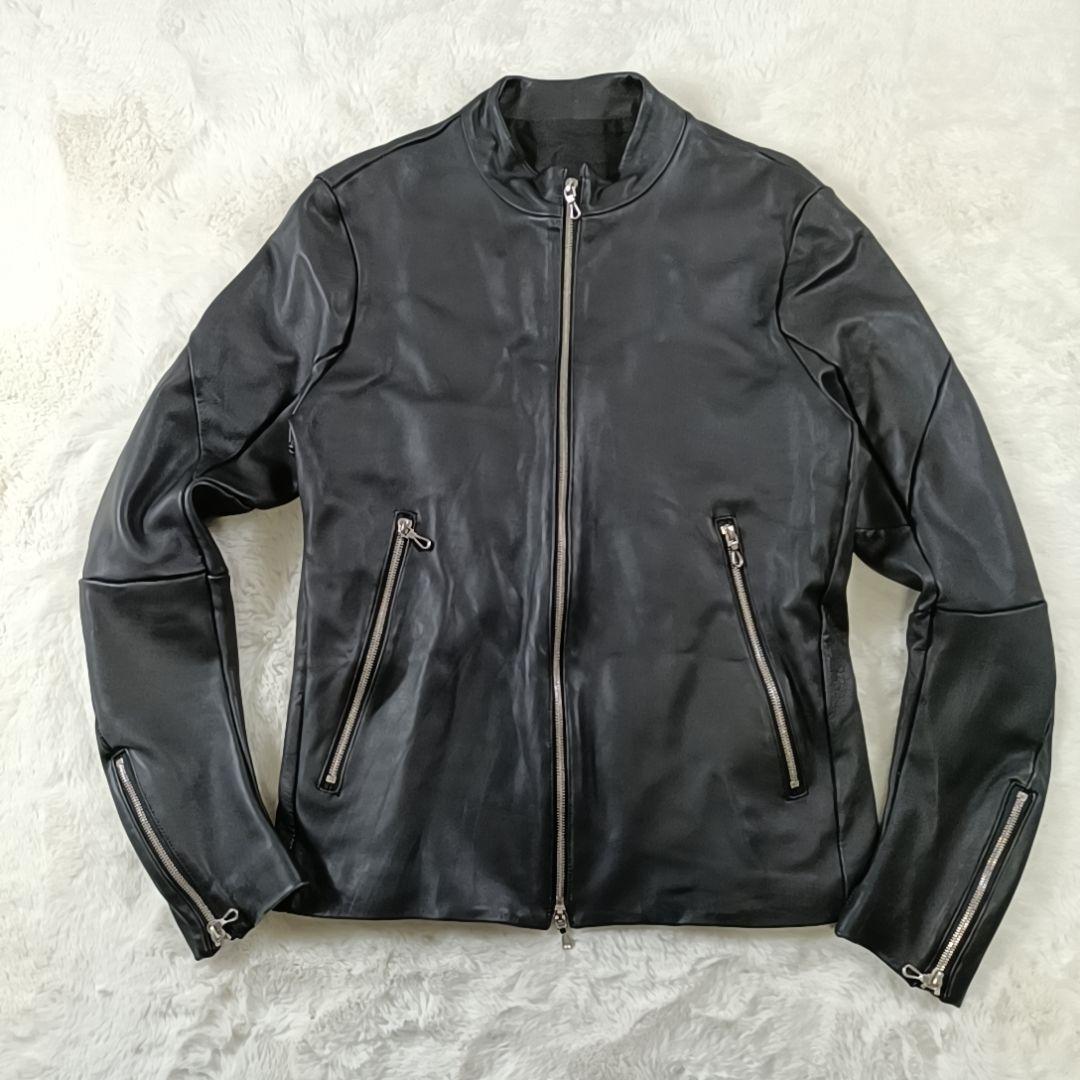 極美品✨ジェネパーユキオミシバ レザージャケット シングルライダース GACKT