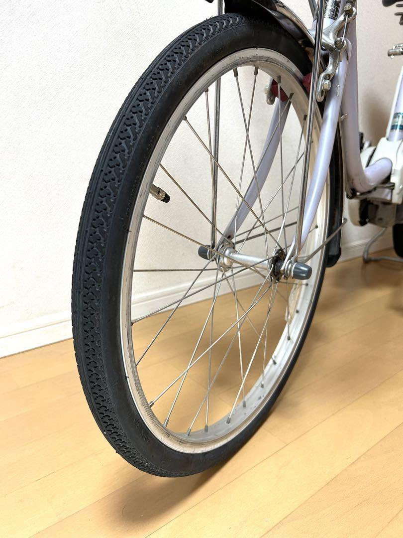 電動自転車　横浜　パナソニック　リチウムビビ20 前後タイヤ新品