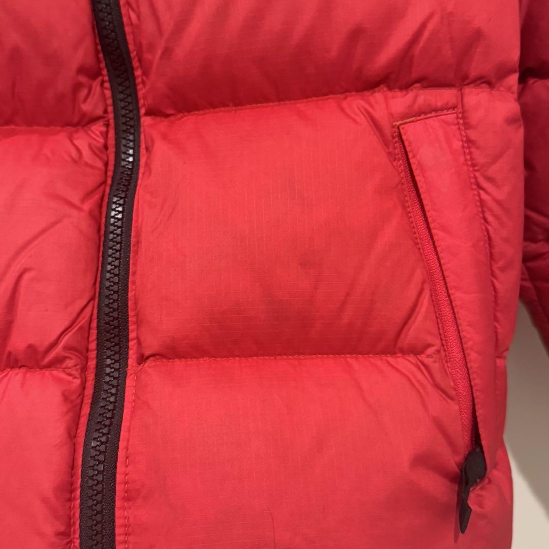 THE NORTH FACE ダウンジャケット レッド/ブラック