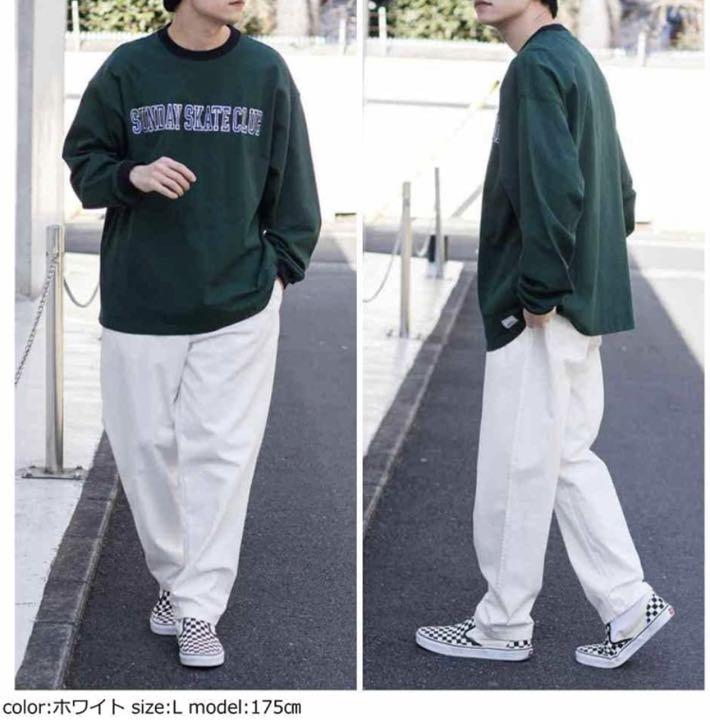 Sale Off メンズ 新品 白パンツ ホワイトパンツ Lサイズ ワークパンツ Sale Off メンズ 新品 白パンツ ホワイトパンツ Lサイズ ワークパンツ