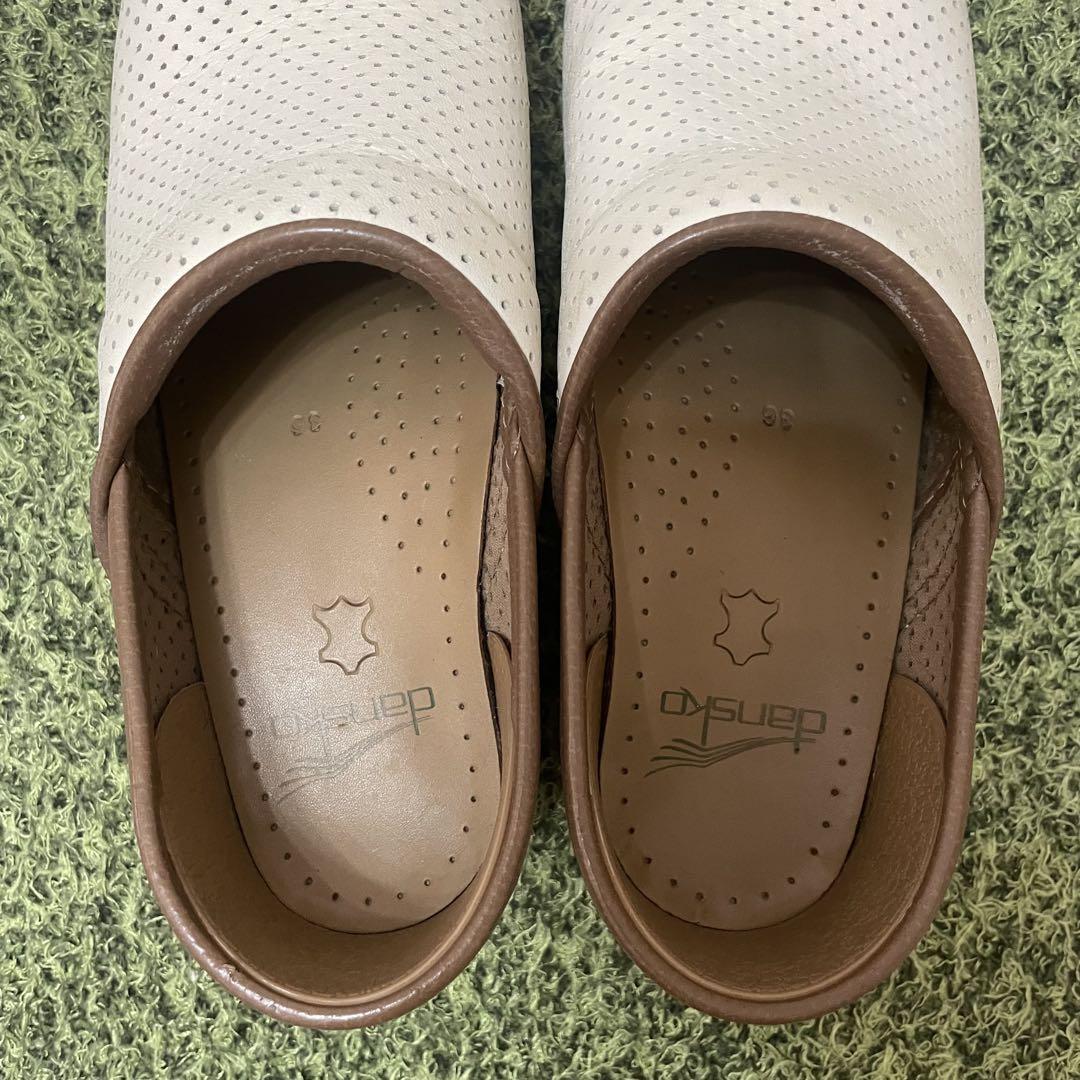 dansko 36 パンチング　レザー