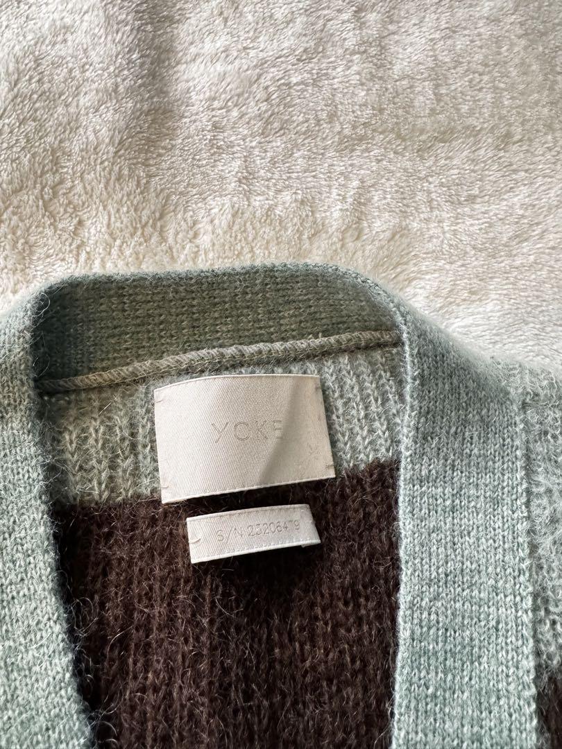 YOKE/ヨーク/MOHAIR BORDER CARDIGAN