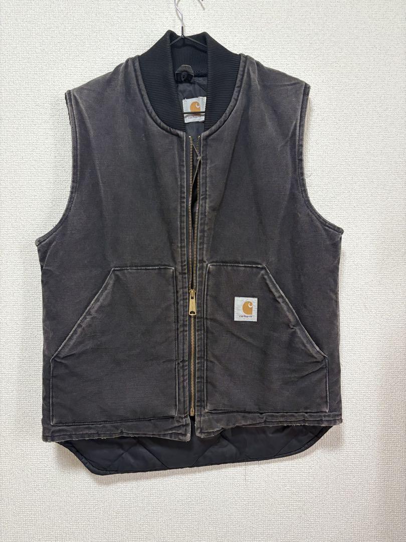 80ダックベスト Carhartt ベスト USA製 M 希少